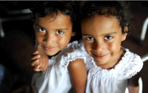 Image of toddler twin girls