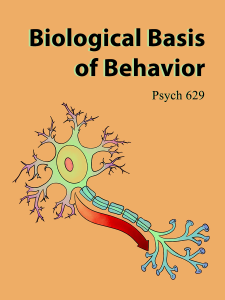 Biological Basis of Behavior book cover