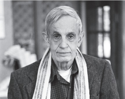 Image of an elderly Dr. John Forbes Nash