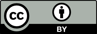 A Creative Commons icon for the CC BY license.