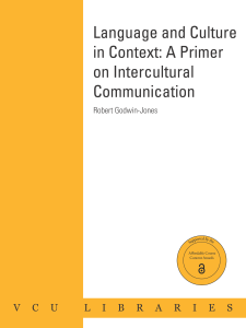 Language and Culture in Context: A Primer on Intercultural Communication book cover