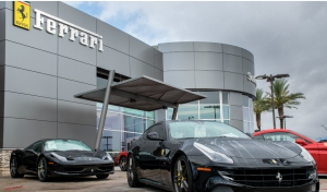 A Ferrari dealership