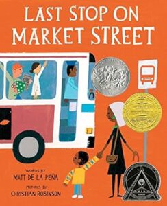 The book cover for Last Stop on Market Street