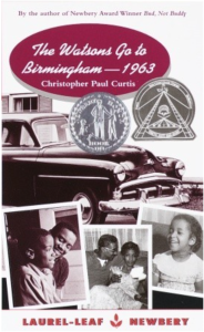The book cover for The Watsons Go to Birmingham