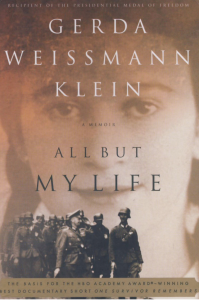 The book cover for . All But My Life: A Memoir