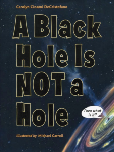 The book cover for A Black Hole is NOT a Hole