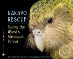 The book cover for Kakapo Rescue: Saving the World’s Strangest Parrot