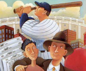 The book cover for Lou Gehrig