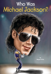 The book cover for Who was Michael Jackson?