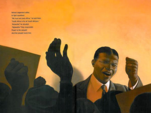 The book cover for Nelson Mandela