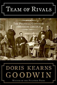 The book cover for Team of Rivals: The Political Genius of Abraham Lincoln