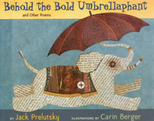 The book cover for Behold the Bold Umbrellaphant