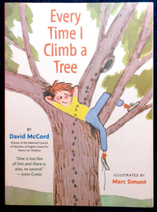 The book cover for Every Time I Climbed a Tree