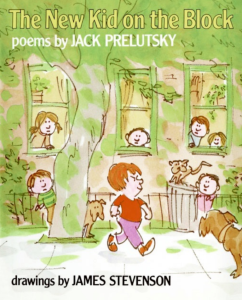 The book cover for The New Kid on the Block