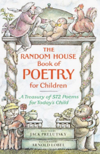 The book cover for The Random House Book of Poetry for Children
