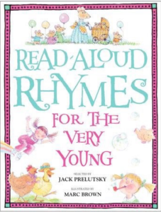 The book cover for Read Aloud Rhymes For The Very Young