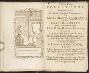 Image of the inside of A Little Pretty Pocket-Book Intended for the Instruction and Amusement of Little Master Tommy and Pretty Miss Polly