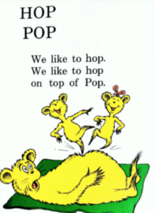 Page of Hop on Pop